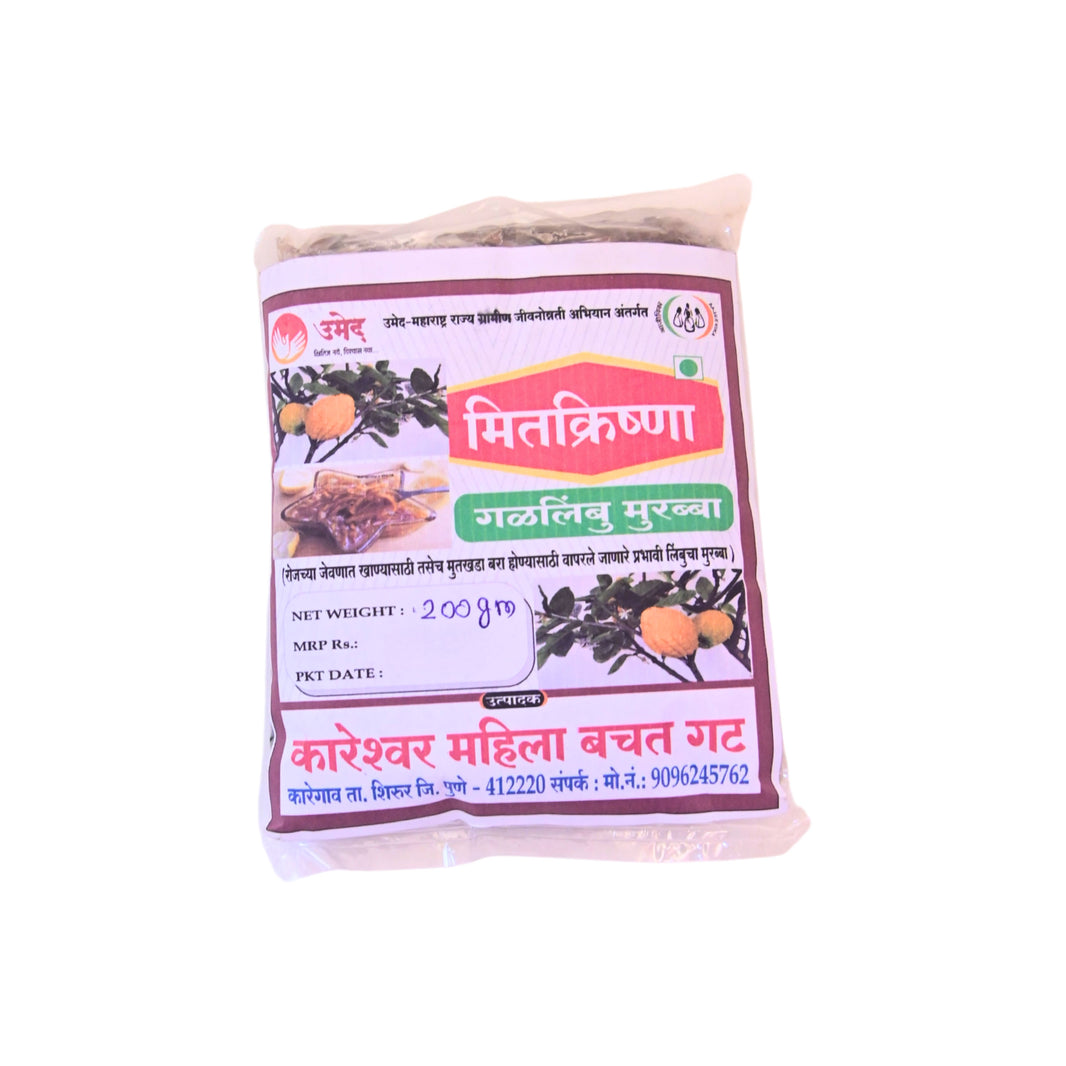 MITKRISHNA Gal Limbu Muramba, Kareshwar SHG, Made By Natural Ingredients, No Artificial Chemicals, Pack of 200 gm