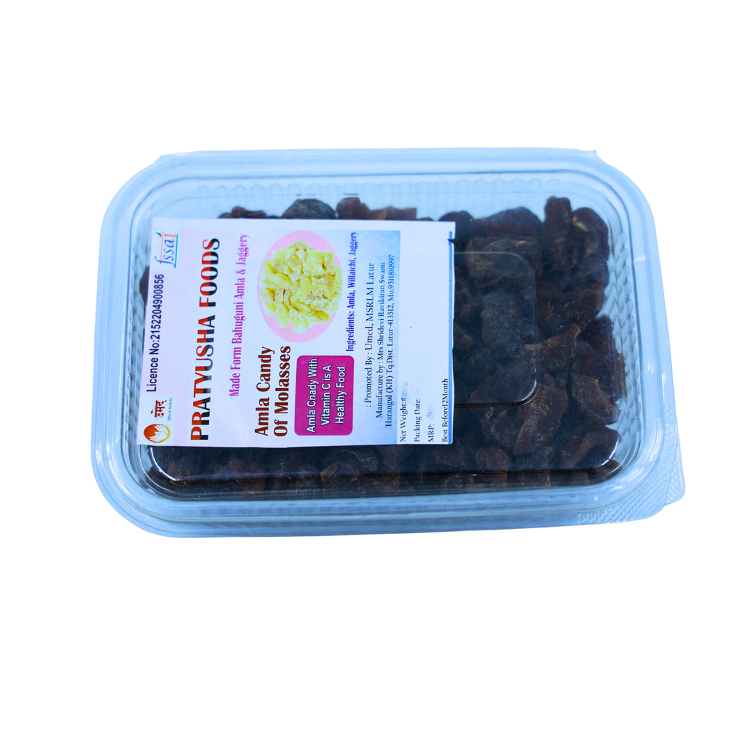 PRATYUSHA FOODS Aonla Candy Jaggery, Aadarsha SHG, Made By Natural Ingredients, Healthy, Pack of 500 gms