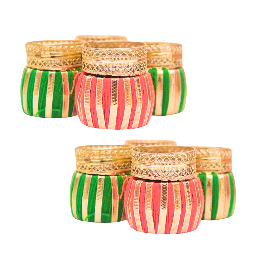 SNEHAL'S CRAFT House Circle Candle Holder, 4x4, Made By Krantijyoti SHG, Pack of 2 Pieces