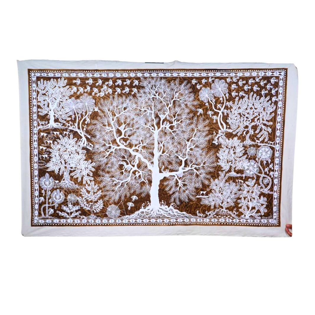 WARLI ARTS Warli Painting Without Frame 1G Painting | Traditional Flavor, Premium Quality, Made by Women SHGs, Wholesome & Healthy | Pack of 1pc