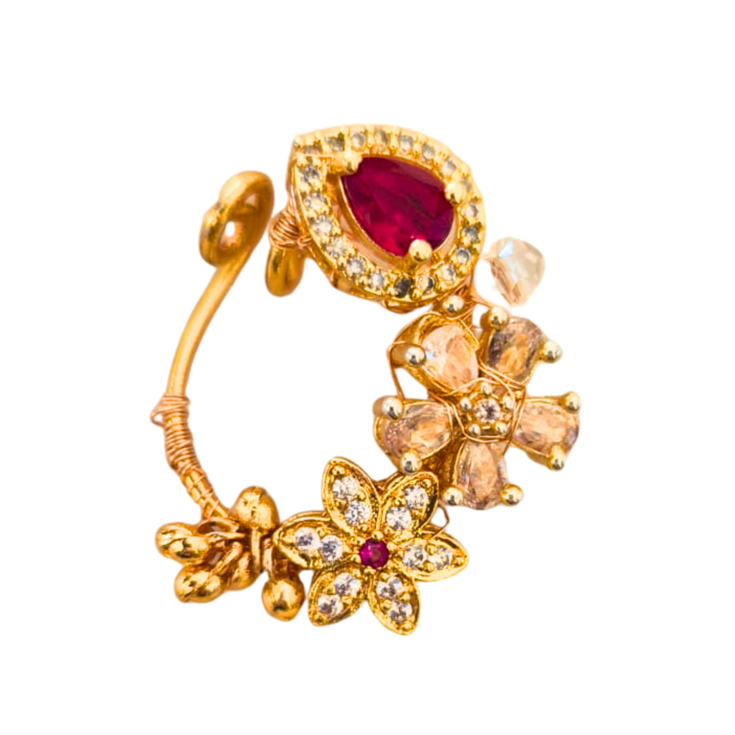 BHARARI – Stone Nath | Premium Quality, Handmade with Care, Authentic, Durable | Pack of 1 PCS