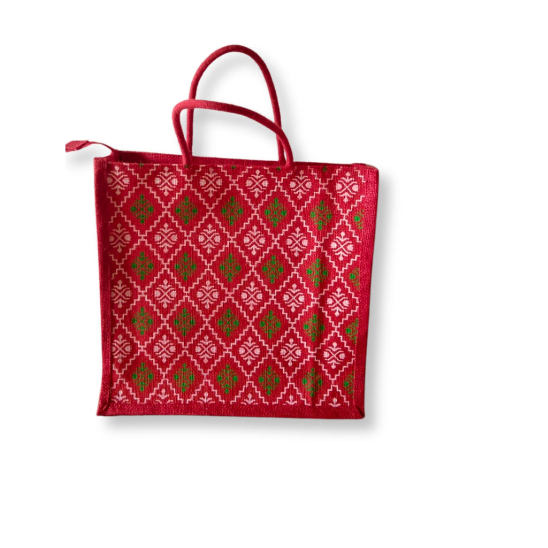 SWADES, Jute Bag,A, Local Craftsmanship, Pack Of 1 no, 10*10