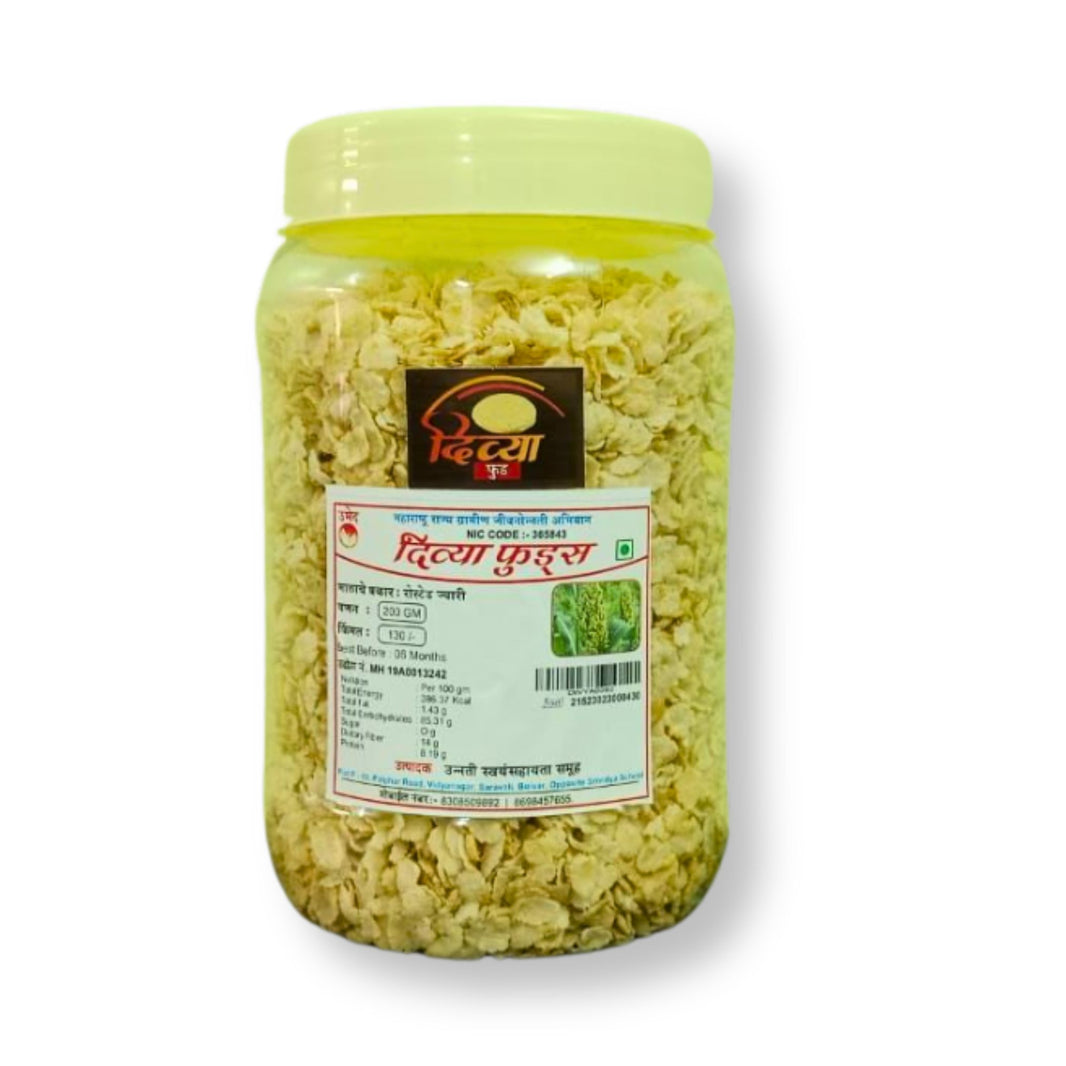 DIVYA,Sorghum Flakes, Made By Natural Ingredients, No Artificial Chemicals, Pack of 250 gm