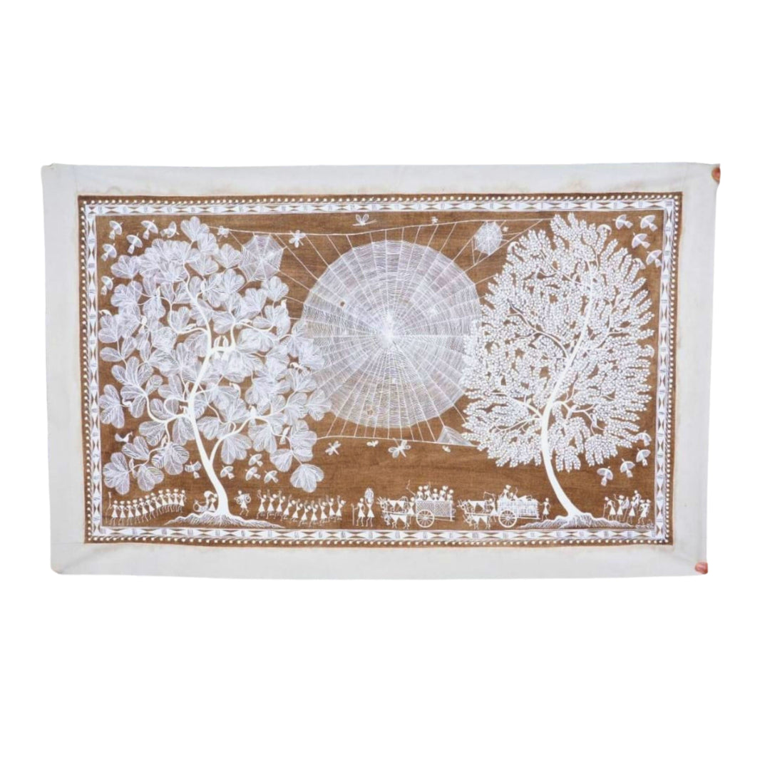 WARLI ARTS Warli Painting Without Frame 1J Painting | Finely Crafted, Authentic Recipe, Premium Quality, Ideal for Home & Gifting | Pack of 1pc