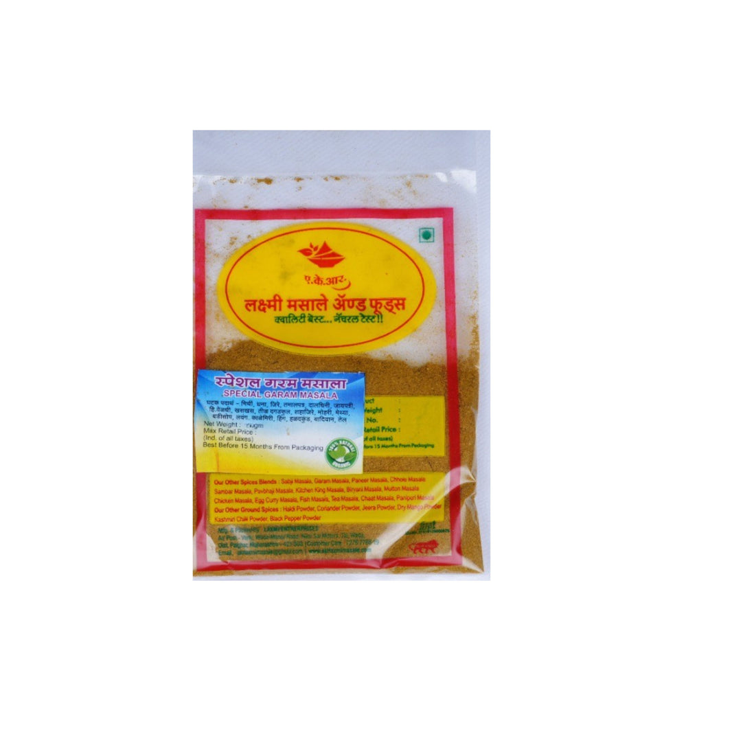 LAXMI MASALE Special Garam Masala Powder Masala | Traditional Flavor, Premium Quality, Made by Women SHGs, Wholesome & Healthy | Pack of 100gm