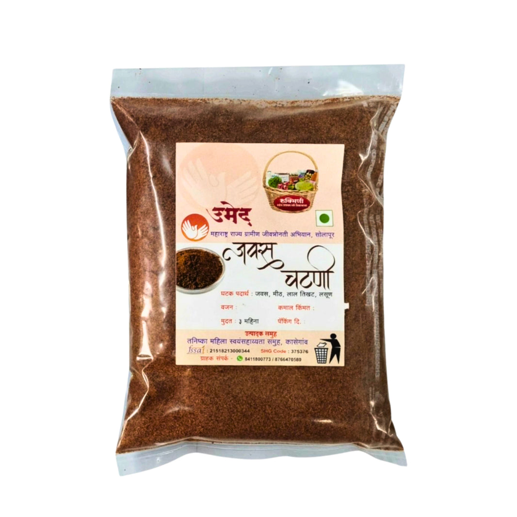 TANISHKA Javas Chatani Omega 3 Rich Roasted Flaxseed Chutney Nutty Flavour Perfect With Bhakri And Rice 1000 gm