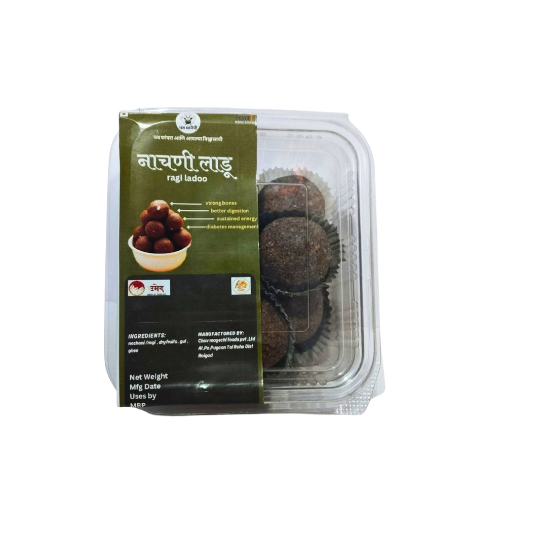 RAYERI Nachani Laddu Pack Of 250gm 7 Piece Traditional Ragi Sweet Nutritious Snack Delight