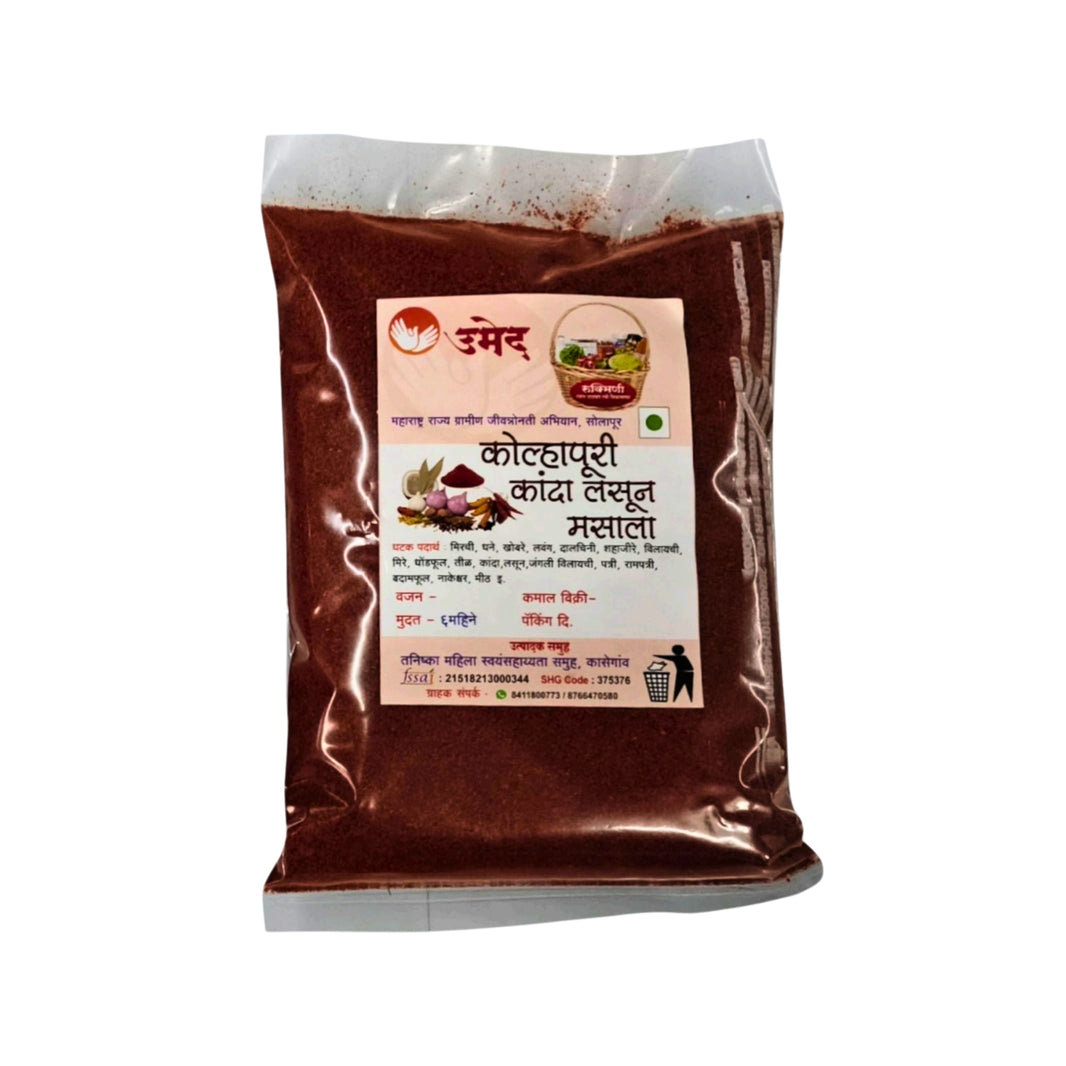 TANISHKA Kolhapuri Kanda Lasun Masala Authentic Onion Garlic Spice Blend Bold Spicy Taste Ideal For Veg And Non Veg Dishes 1000 gm