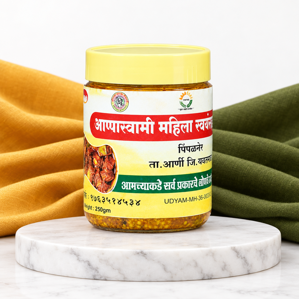 Appaswami Sawayam Mango Pickle, Natural Ingredients, No Artificial Essence, Pack of 250 gms