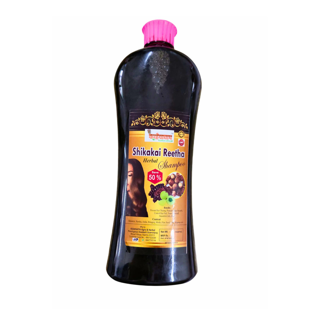 SAVITRIBAI PHULE – Shikakai Reetha Herbal Shampoo | Premium Quality, Handmade with Care, Authentic, Durable | Pack of 100 ML