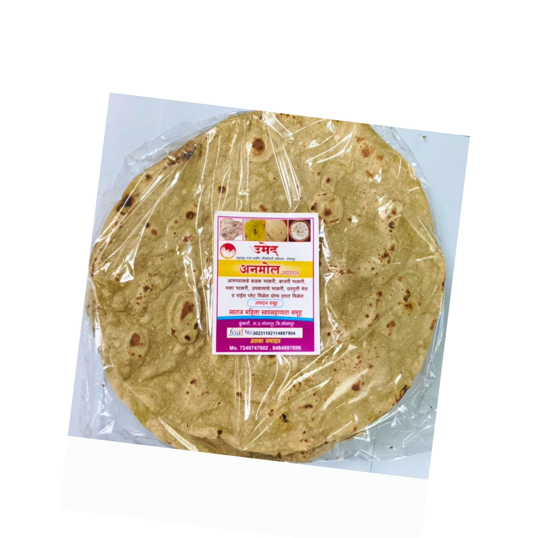 ANMOL Maka Kadak Bhakari Maize Based Crunchy Bhakari Mild Natural Taste Suitable For All Ages Made By Anmol Mahila SHG 250 gm