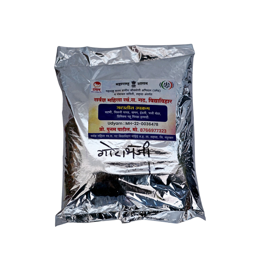 SARVADNYA Gota Bhaji Premix Pack of 500 gm Ready to Cook Crispy Bhaji Snack Mix Traditional Taste