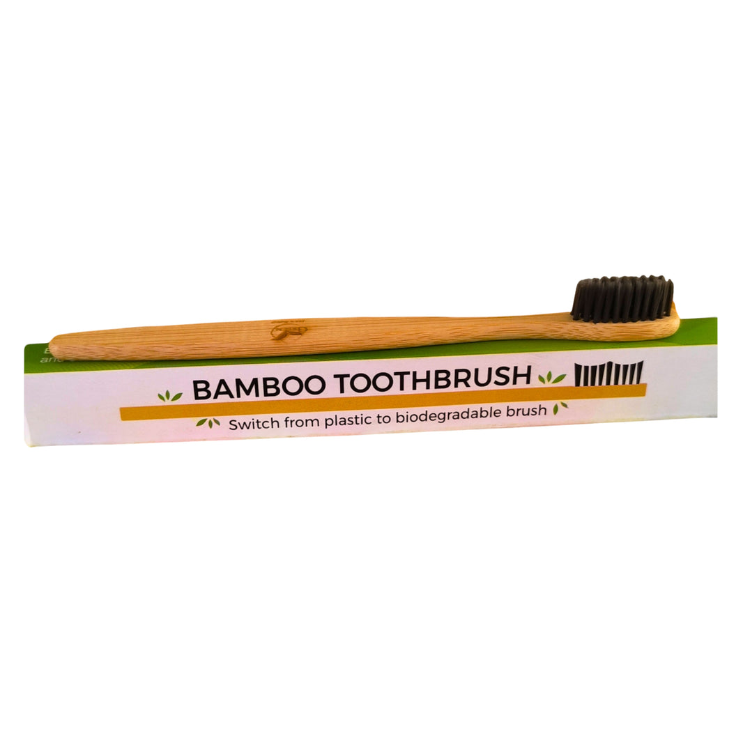 BAMBOO TOOTHBRUSH Eco Friendly Bamboo Toothbrush Biodegradable Alternative Suitable For Daily Oral Care Made By Rajmudra Mahila SHG 20 gm