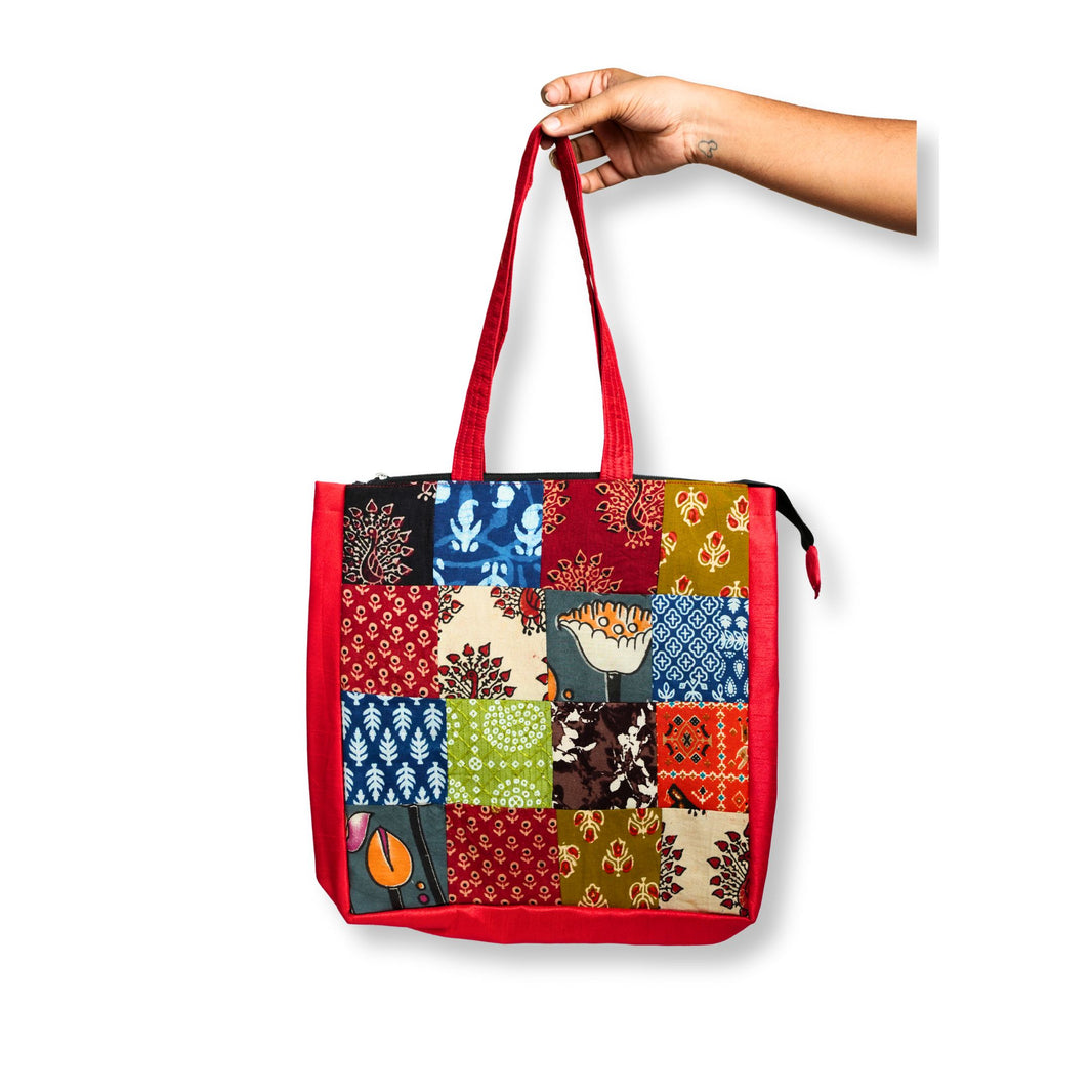 PRAGATI, Tote Bag, Local Craftsmanship, Pack Of 1 no