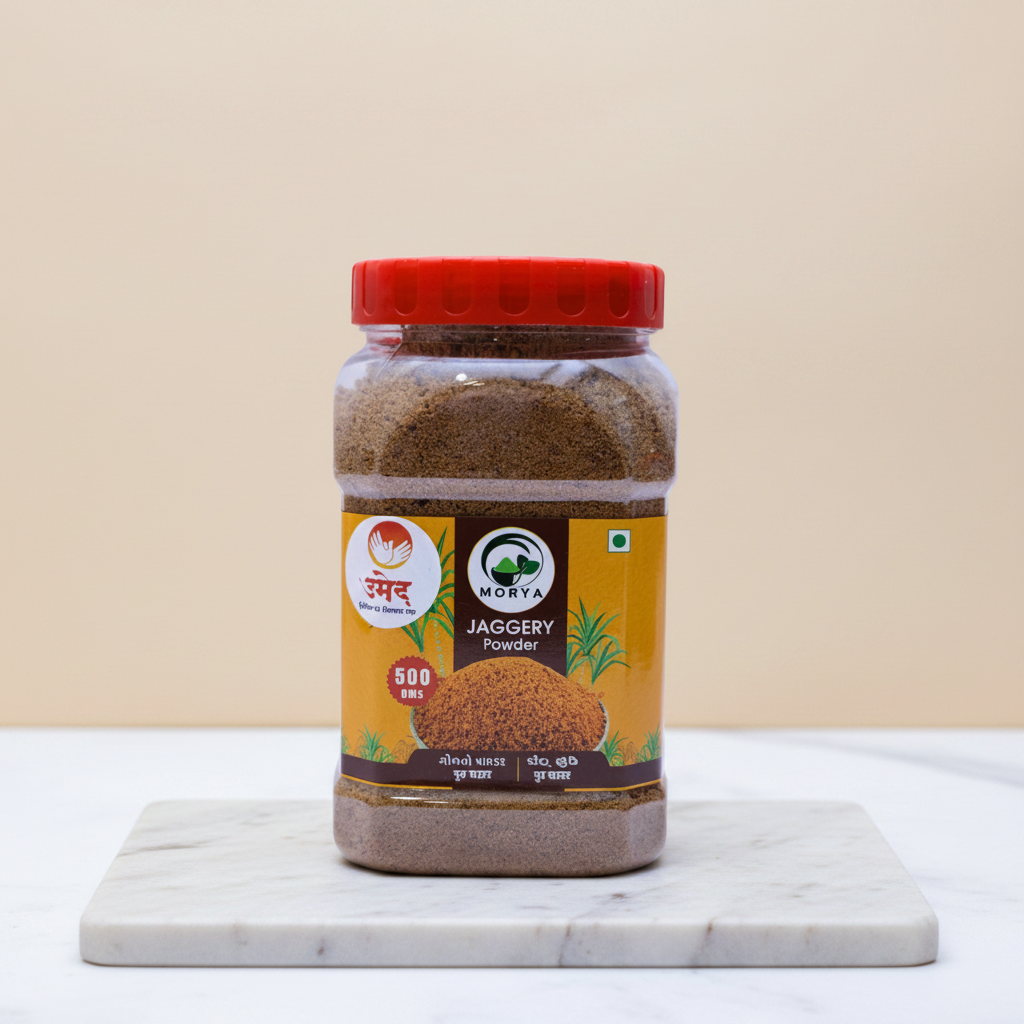 MORYA Pure Deshi Gul Jaggery Powder Natural Chemical Free Traditional Sweetener Pack of 500 gm