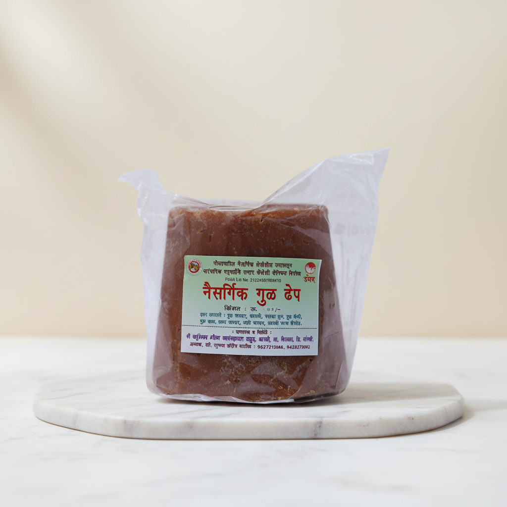 NAISARGIK Pure Deshi Gul Traditional Natural Sweetener Pack of 500 gm