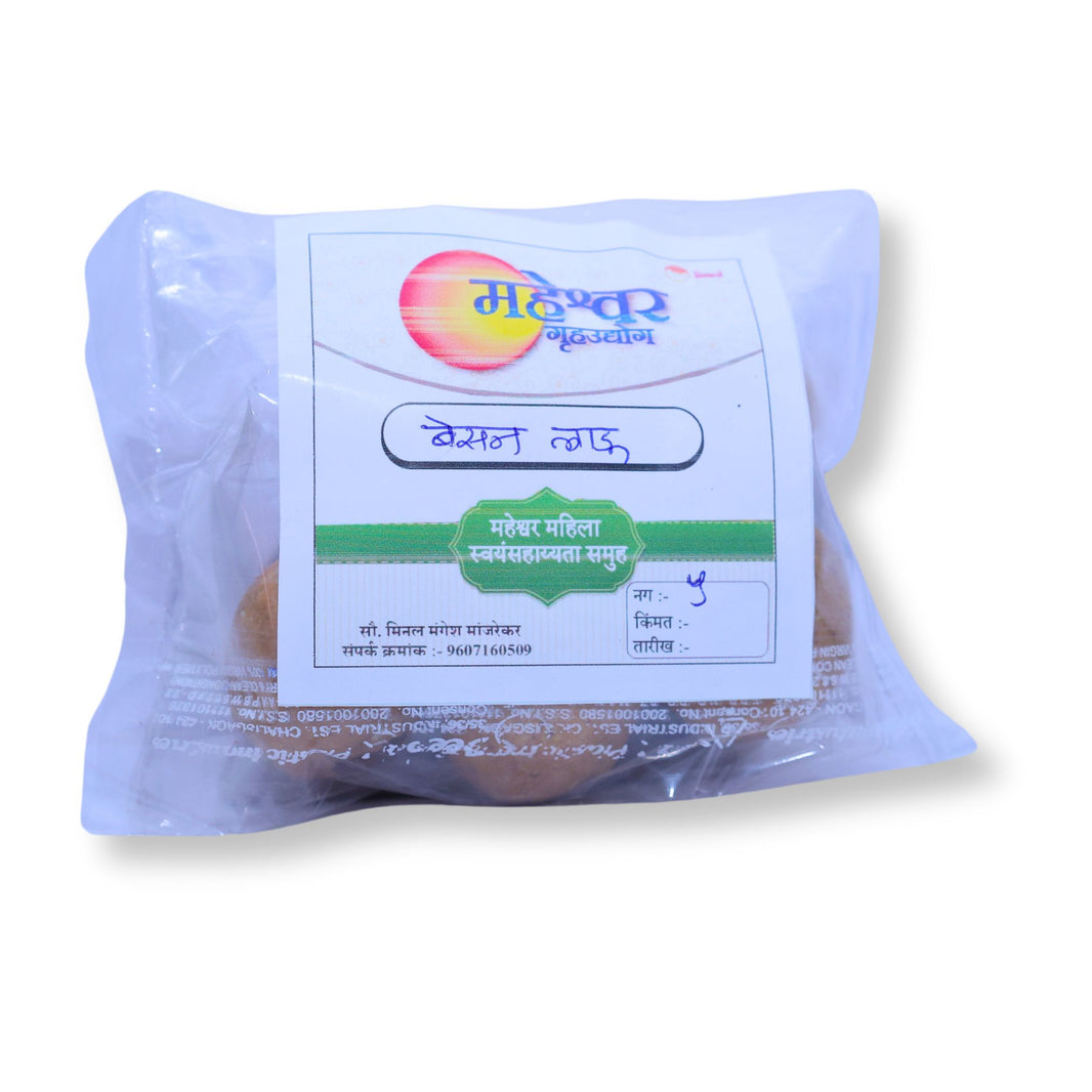 MAHESHWAR, Besan Ladu, Natural Ingredients, No Artificial Essence, Pack of 250gm