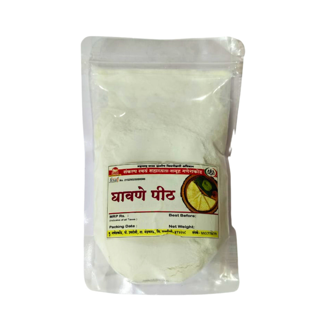 SANKALP Ghavan Flour Traditional Konkan Homemade Natural Rice Flour For Soft Thin Lacy Ghavan Instant Preparation Pack of 250 gm