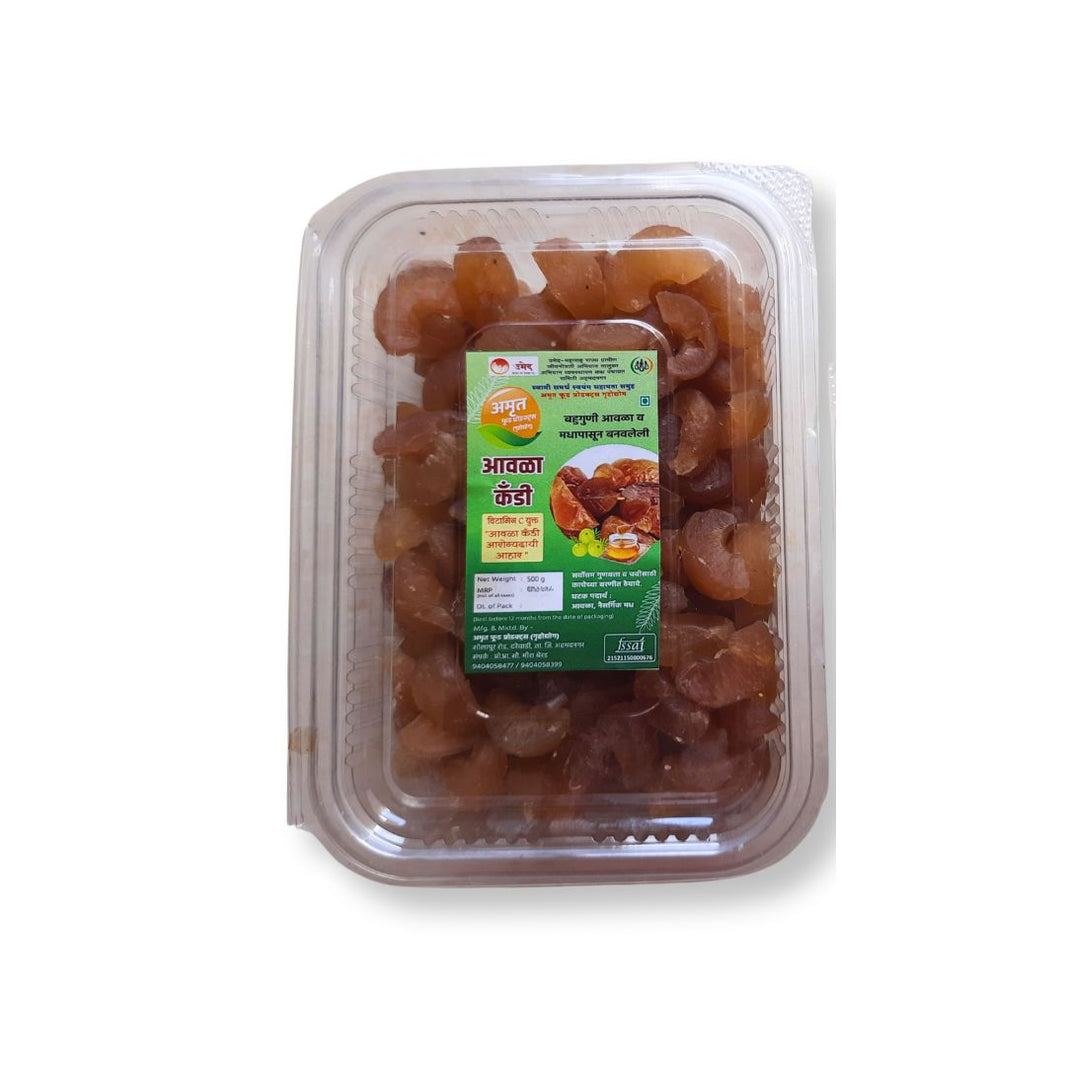 AMRUT Avala Candy, Made By Natural Ingredients, No Artificial Flavour, Pack of 500 gm