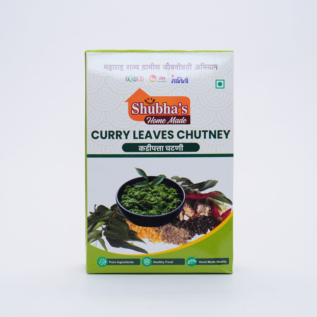 Shubhas Home Made, Kadipata Chutney, Vitahi SHG, Natural Ingredients, No Artificial Essence, Pack of 100 gm