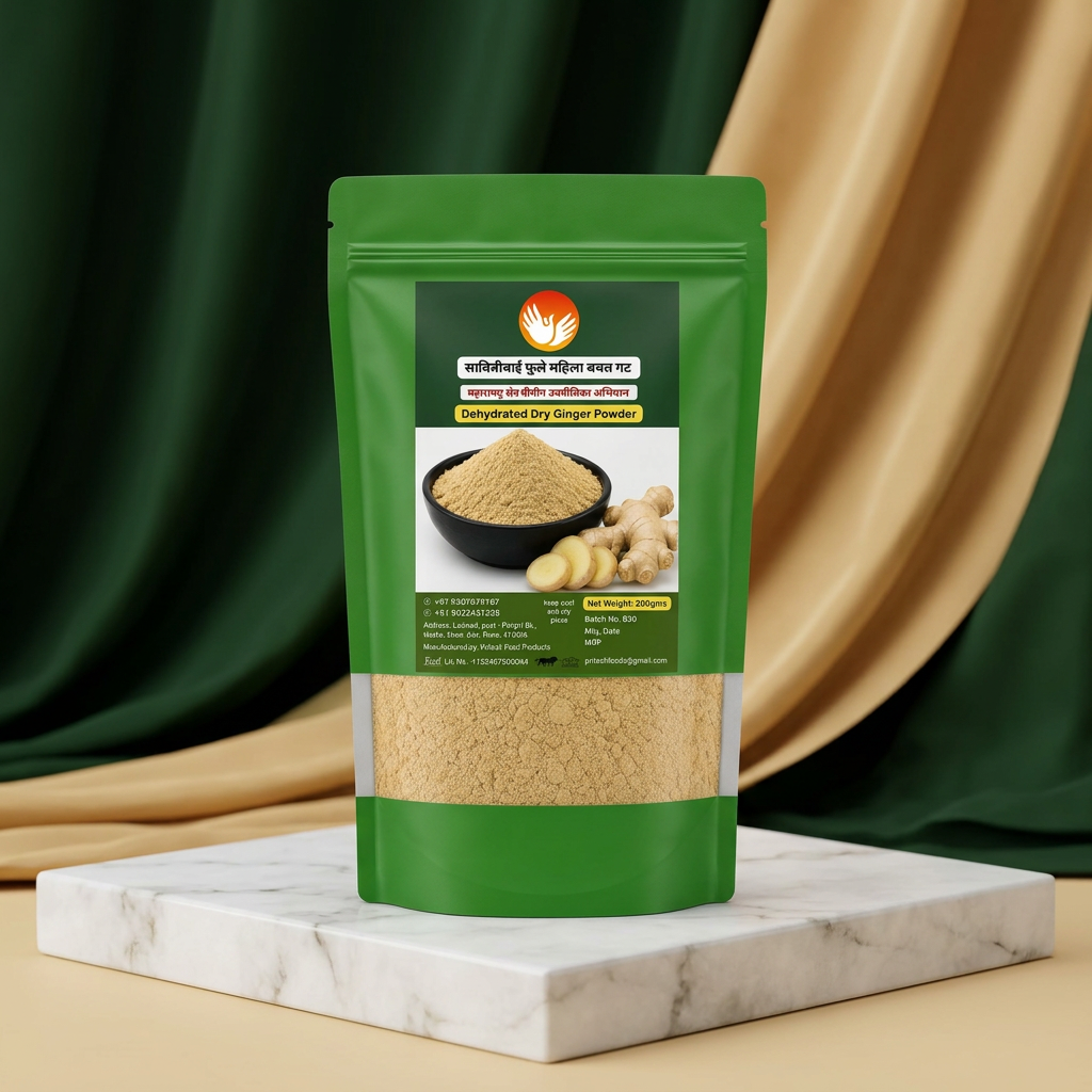 SHREYA TRADING COMPANY Dry Ginger Powder Pack Of 200 gm Dehydrated Ginger Powder Traditional Spice Digestive Ingredient Aromatic Natural Kitchen Essential