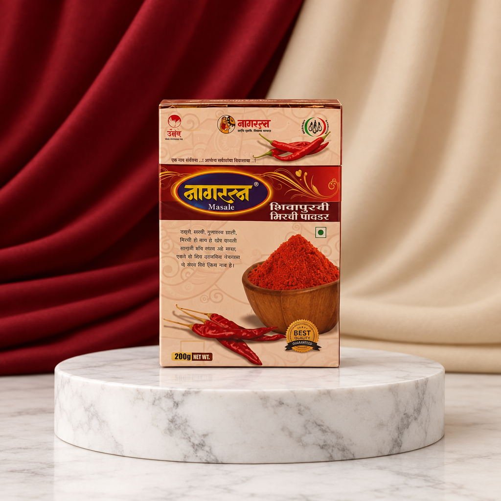 NAGRATNA, Chilli Powder,Jagtik SHG, Premium Chilli Quality, Natural, Healthy, Pack of 200 gms