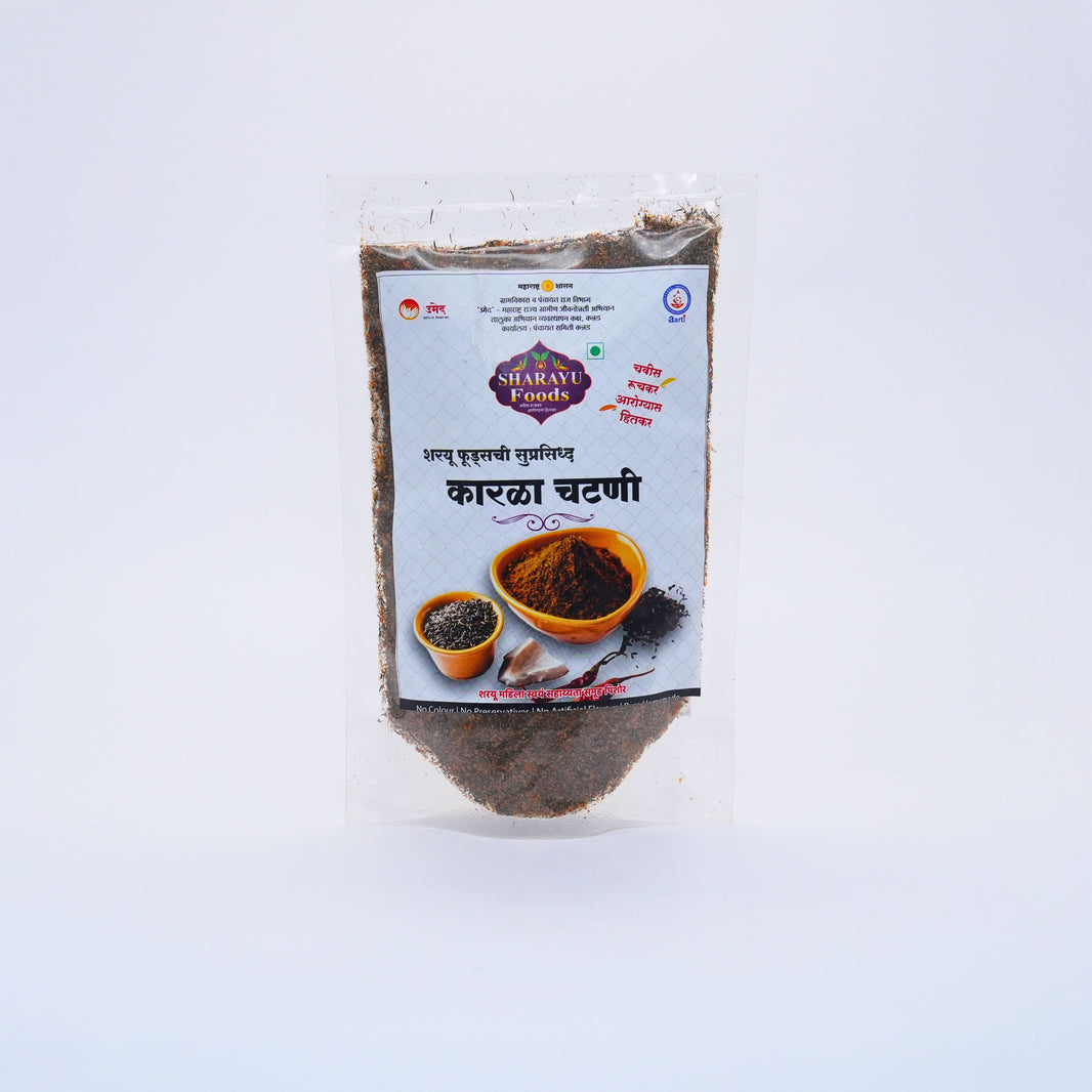 Shubhas Home Made, Karale Chutney, Vitahi SHG, Natural Ingredients, No Artificial Essence, Pack of 100 gm