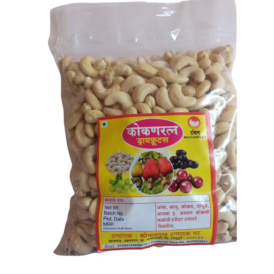 KOKANRATNA , White Cashew, Healthy, Fiberous, Natural Flavour, Pack of 1000 gm
