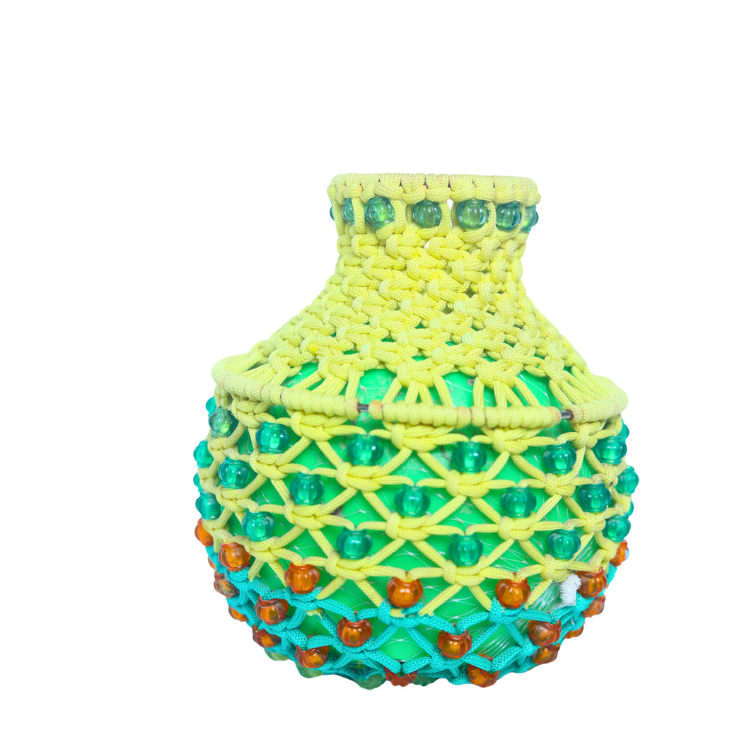 SANAYA MACRONE, Flower Pot Big Size, Made By Macrone, Local Craftsmanship, Pack Of 1