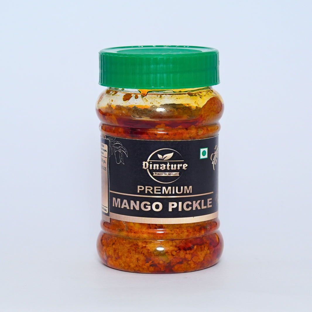 DINATURE, Mango Pickle, Handmade Pickle, Natural Ingredient, No Artificial Essence, Pack of 200 gm