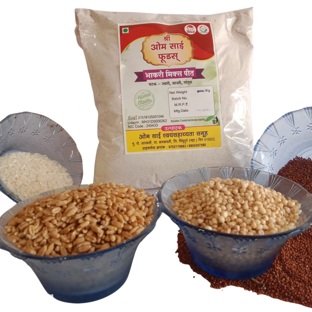 OMSAI Roti Mix, Natural, Healthy, Best Quality, Pack of 1000 gm