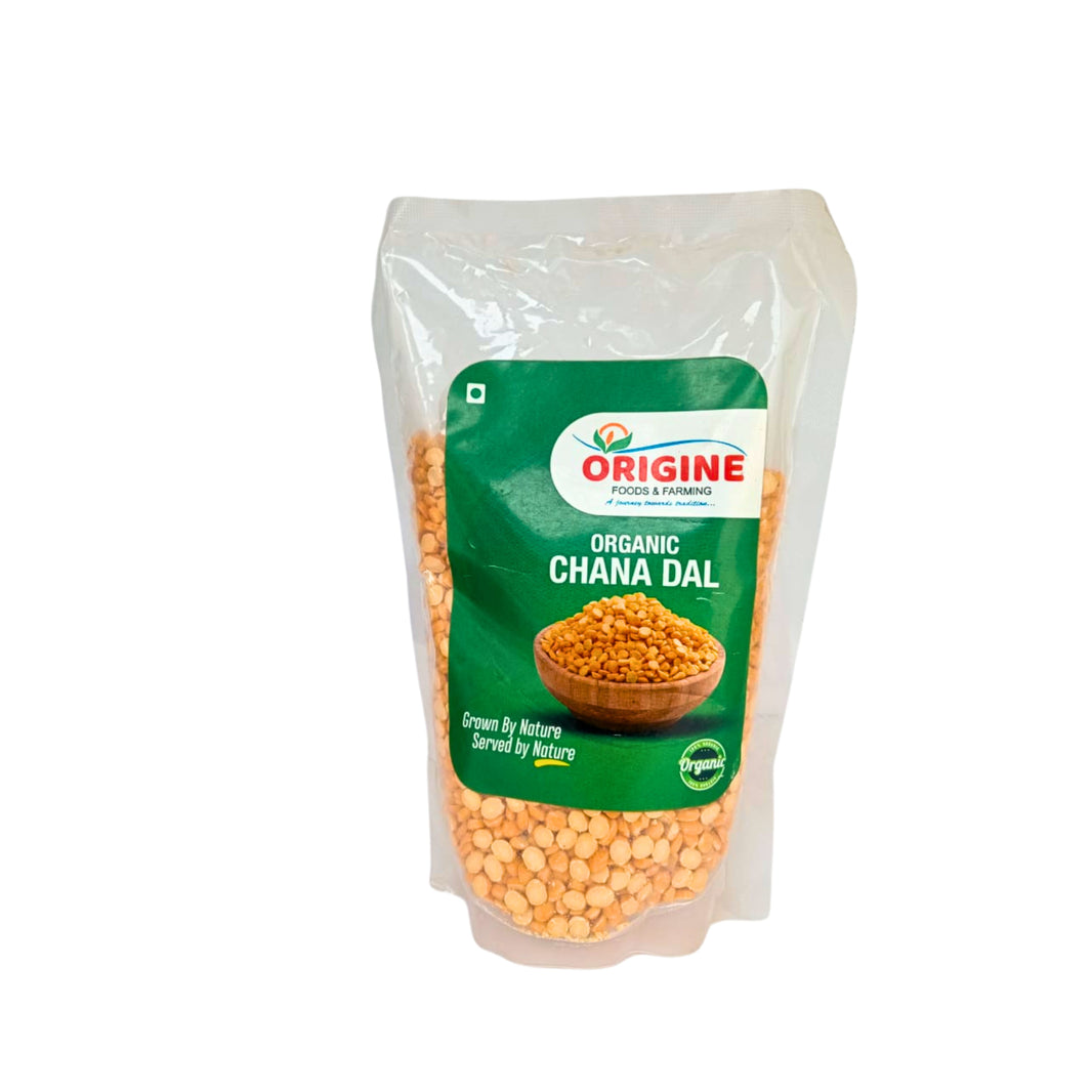 ORIGINE FOODS & FARMING Chana Dal, Savitribai SHG, Natural, Healthy, Best Quality, Pack of 500 gms
