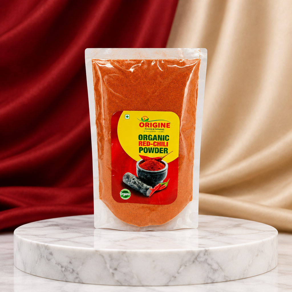 ORIGINE FOODS & FARMING Red Chilli Powder, Savitribai SHG, Natural, Healthy, Best Quality, Pack of 200 gms
