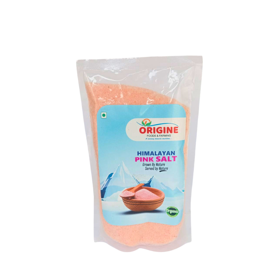 ORIGINE FOODS & FARMING Pink Salt, Savitribai SHG, Natural, Healthy, Best Quality, Pack of 500 gms