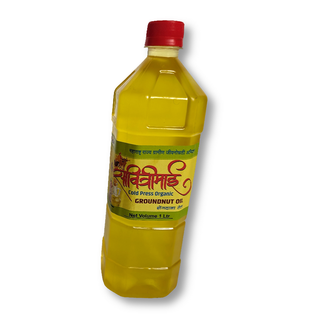 SAVITRIMAI  Shengdana Oil , Cold-pressed, Made By Natural Ingredients, Healthy, Pack of  1000 ml