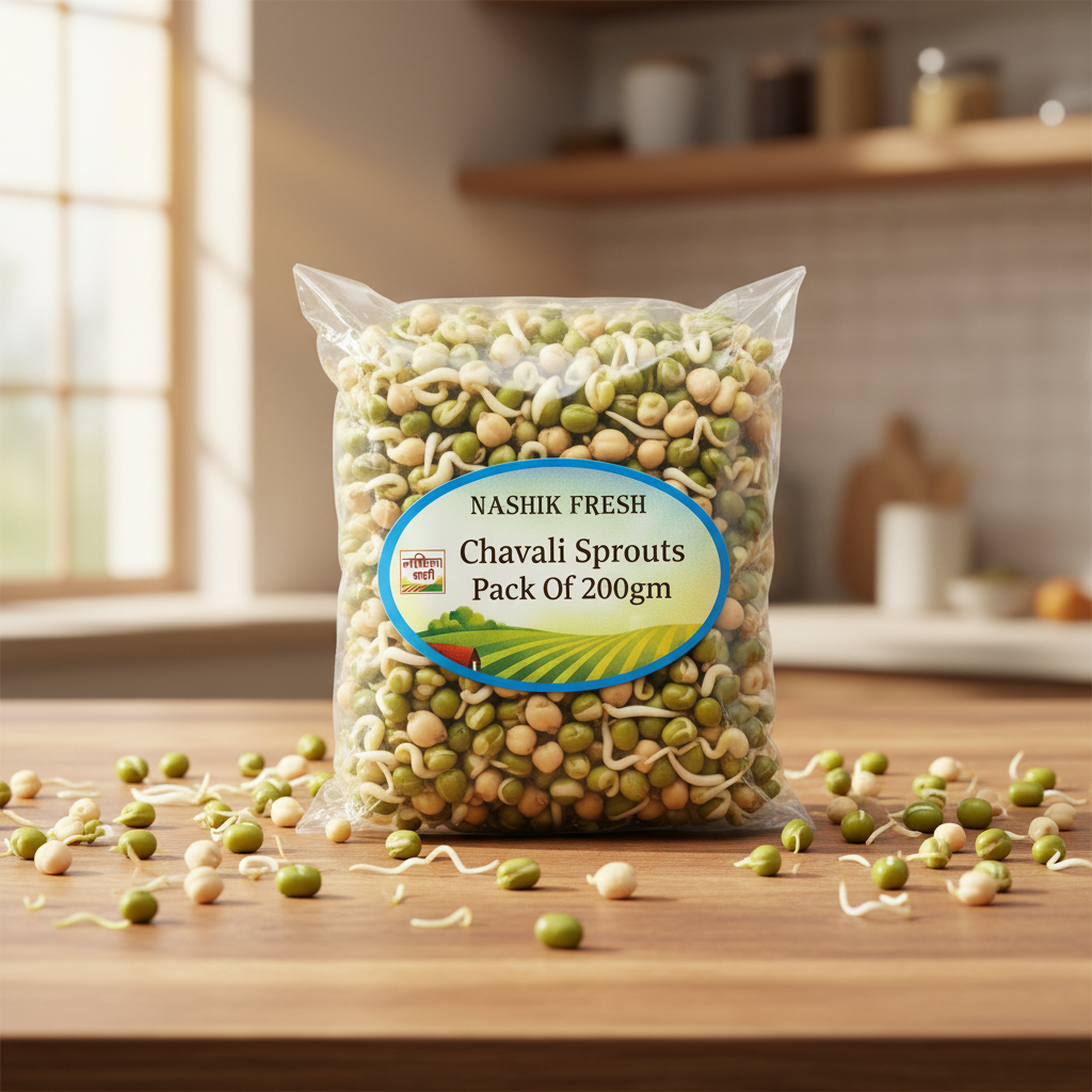 FRESH Chavali Sprouts Pack Of 200gm Fresh Natural Cowpeas Protein Rich Healthy Daily Nutrition