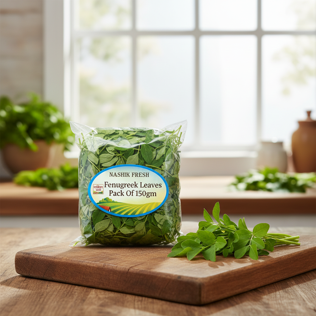 FRESH Fenugreek Leaves Pack Of 150gm Fresh Methi Natural Green Leafy Vegetable Premium Quality Daily Cooking