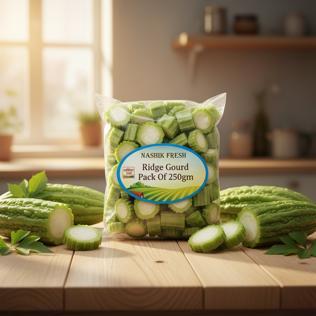 FRESH Ridge Gourd Pack Of 250gm 2Pc Fresh Natural Vegetable Tender Healthy Premium Quality