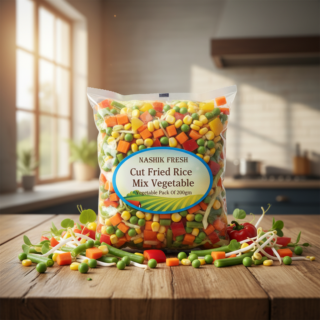 FRESH Cut Fried Rice Mix Vegetable Pack Of 200gm Fresh Ready To Cook Indo Chinese Mix Premium Quality