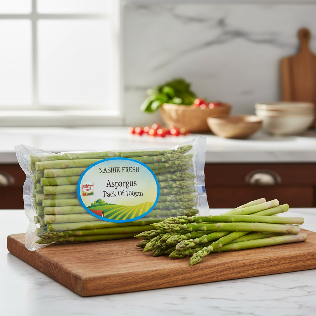 FRESH Asparagus Pack Of 100gm Fresh Tender Spears Premium Quality Healthy Daily Cooking