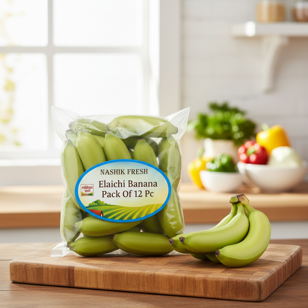 FRESH Elaichi Banana Pack Of 12Pc Fresh Aromatic Sweet Fruit Healthy Premium Quality