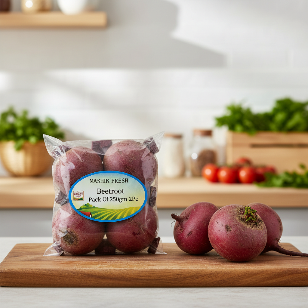 FRESH Beetroot Pack Of 250gm 2Pc Fresh Natural Root Vegetable Rich Colour Premium Quality
