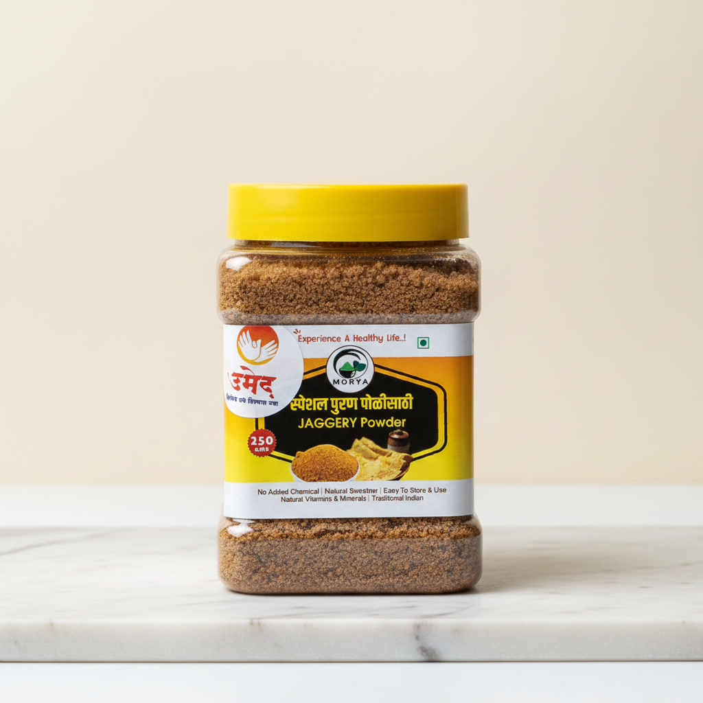 MORYA Pure Deshi Gul Traditional Puran Poli Sweetener Pack of 250 gm