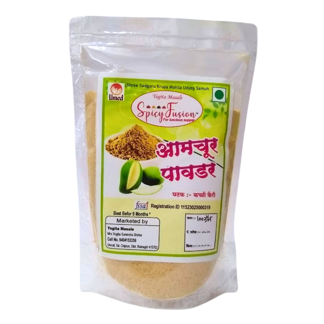 SHREE SADGURU KRUPA MAHILA UDYOG SAMUH, Aamchur Powder, Healthy, Fiberous, Natural Flavour, Pack of 100 gm