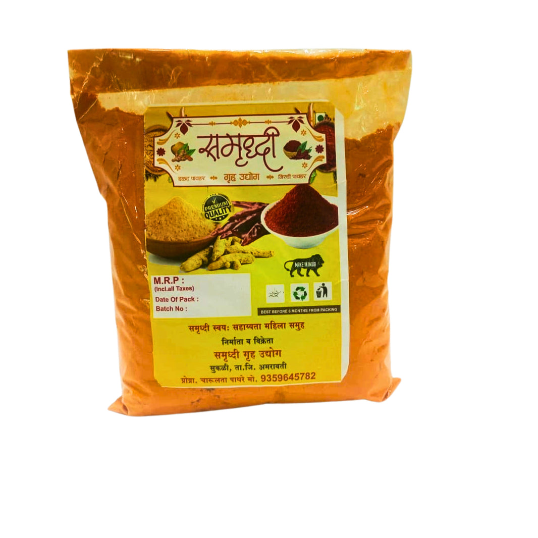 SAMRUDDHI Turmeric Powder, Made By Natural Ingredients, No Artificial Chemical, Pack of 1000 gm