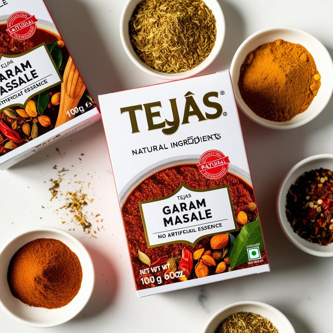 TEJAS MASALE Garam Masale, Natural Ingredients, No Artificial Essence, Pack of 100 gm