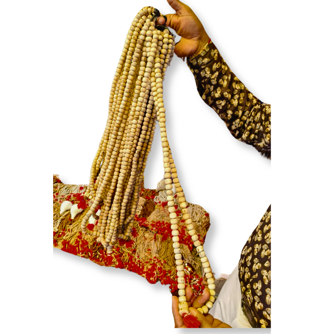 TULASI GARLAND Made By Natural Tulsi Product Local Craftsmanship Vishwakarma Pack Of 1