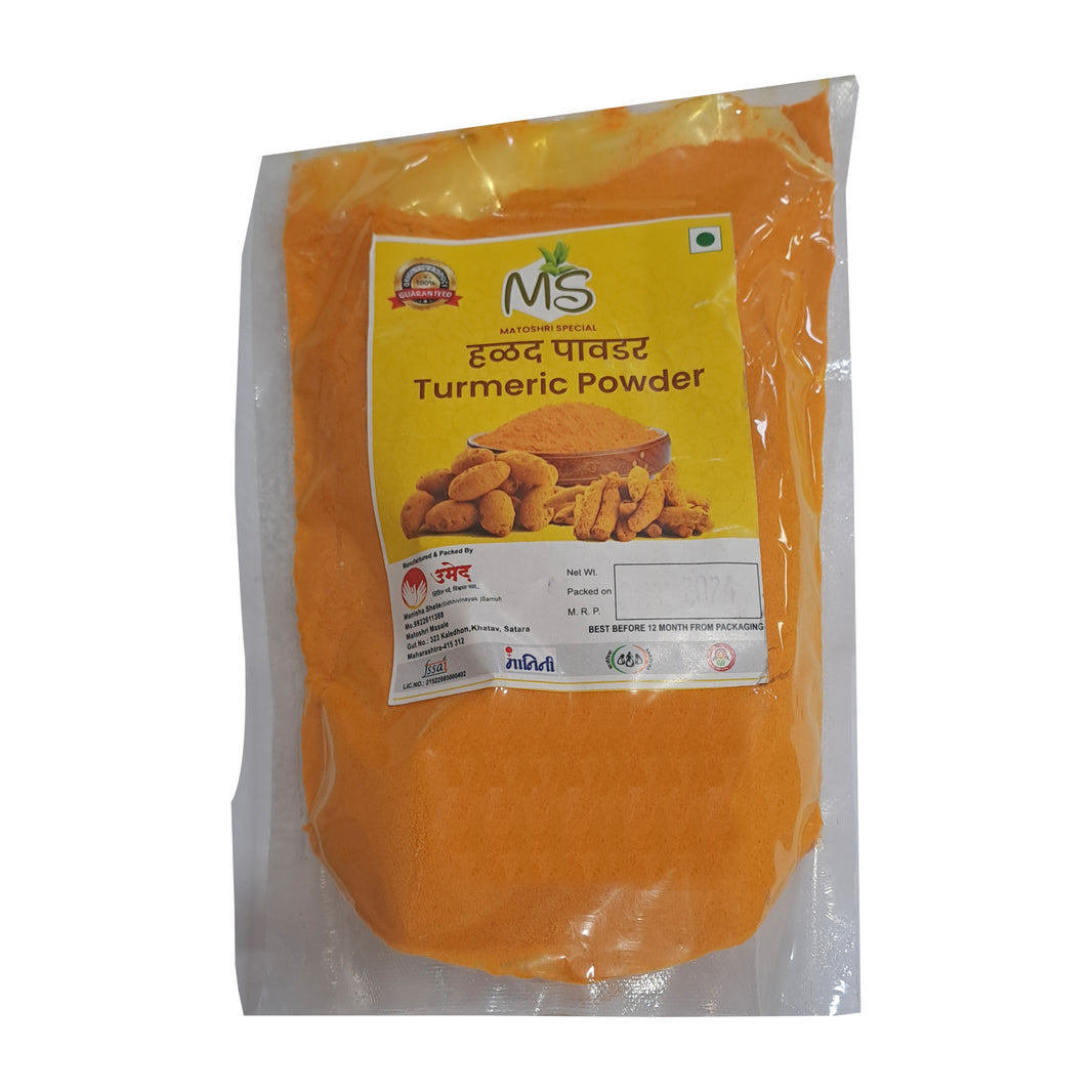 MS MASALE, Turmeric Powder, Siddhivinayak SHG, Natural Ingredients, No Artificial Essence, Pack of 100 gm