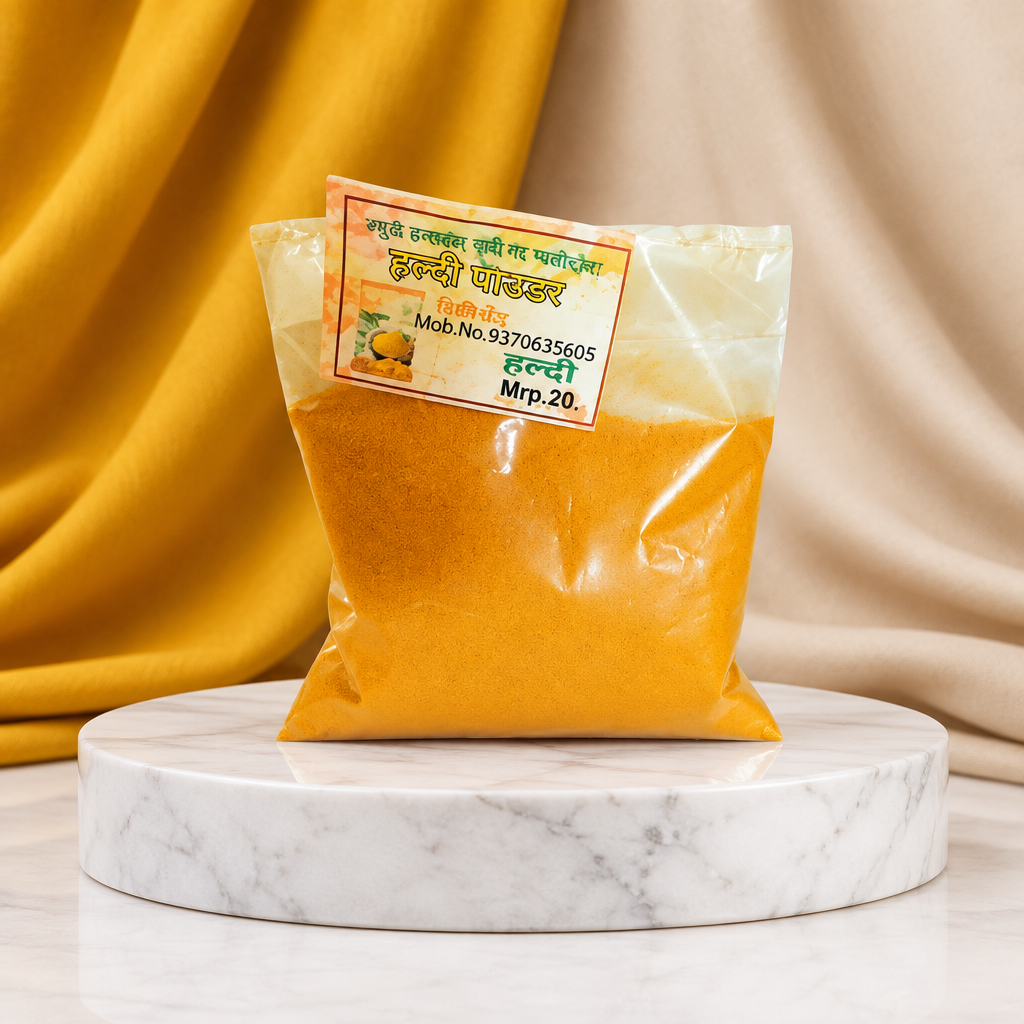 TURMERIC POWDER, Natural Making BY SHG, UNNATI PG,Pack Of 250gm