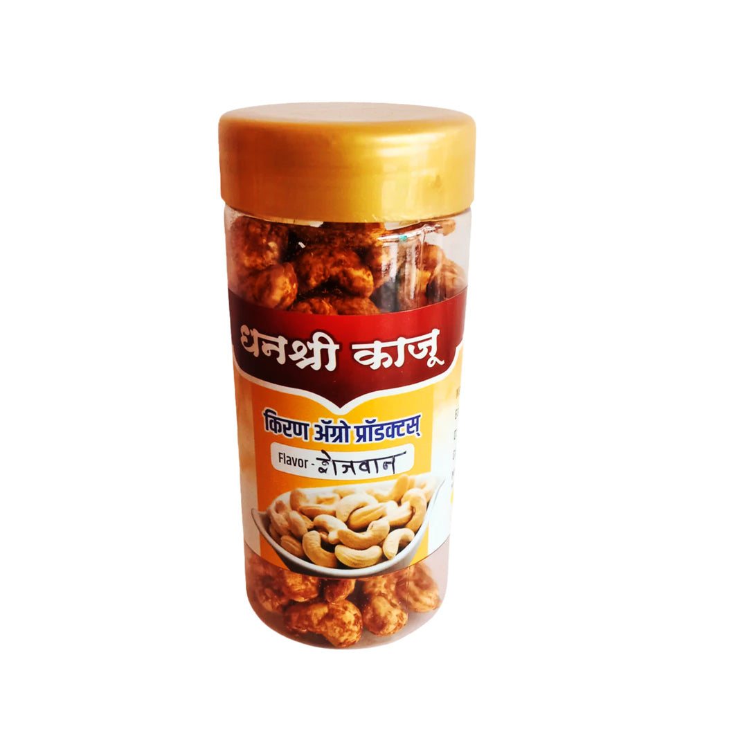 DHANASHREE CASHEW, Shejwan Flavoured Cashew, Healthy, Fiberous, Natural Flavour, Pack of 100gm